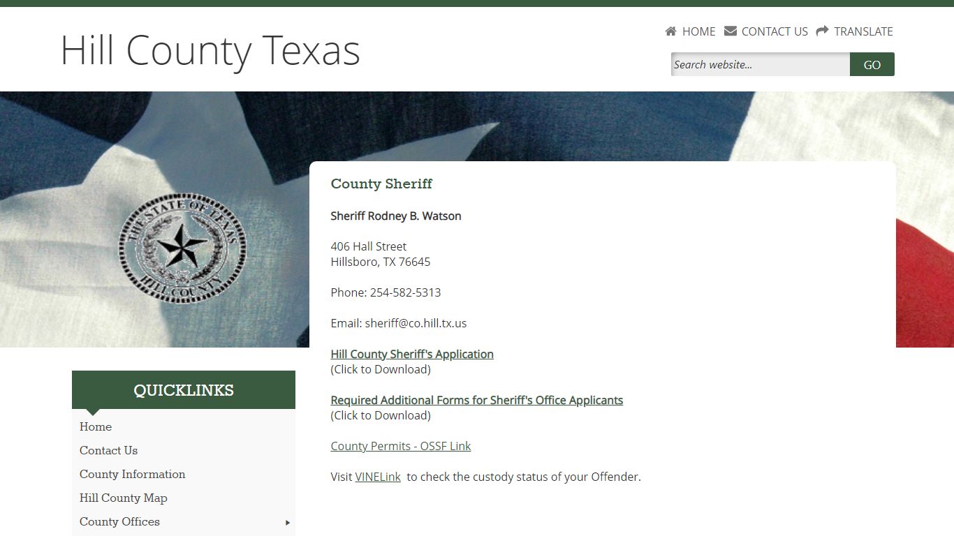 Hill County, Texas